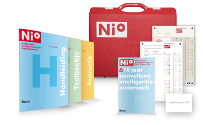 Officiële Boom NIO testkoffer, testboekjes, handleiding en antwoordformulieren